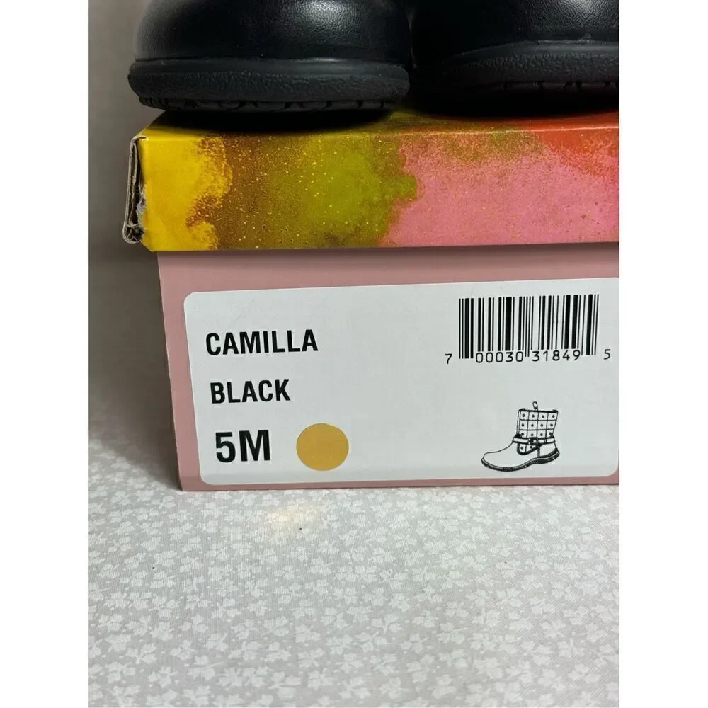 RACHEL SHOES Toddler Girls SIZE 5 CAMILLA Boots in BLACK